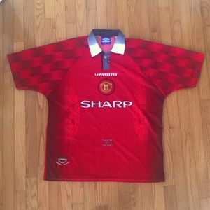 Manchester United Jersey Umbro Sz XL